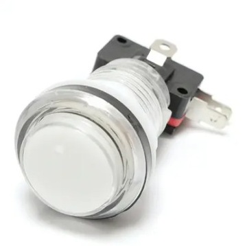 Аркадная кнопка 33 мм светодиодный мгновенный переключатель с подсветкой 5 в / 12 в