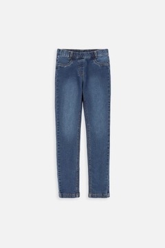 Джинсовые брюки для девочек 110 темно-синий Coccodrillo