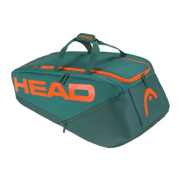 Теннисная сумка HEAD Pro Racquet XL 97 l dark cyan / fluo orange XL