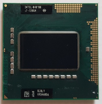 Процесор Intel Core i7 - 720QM 6M Cache 8x 1,60 ГГц до 2,80 ГГц SLBLY FCPGA988