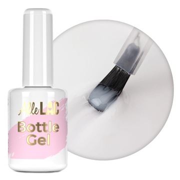 Гель для наращивания ногтей 15 г в бутылке с кисточкой Milky Elegance
