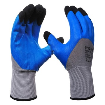 Рукавички робочі рукавички міцні товсті водонепроникні для води BlueFom 8