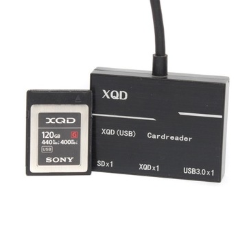 Sony XQD G 120GB карта + ридер состояние как новый