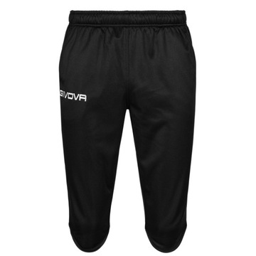 Спортивные тренировочные брюки 3/4 GIVOVA P020 черный-XL