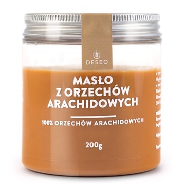 Арахисовое масло 100% DESEO 200 г арахисовое масло ореховый крем