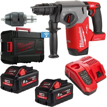 Перфоратор SDS + 2,5 J Milwaukee M18 ONEFHX-552X