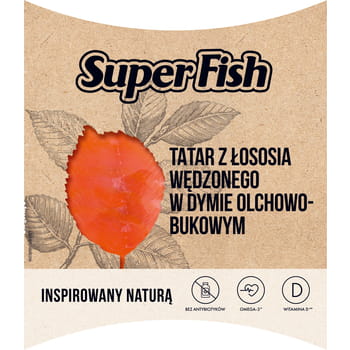 Тартар з копченого лосося 150 г superfish