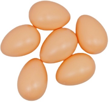 Пластикові яйця натуральні великодні яйця великодні яйця 6шт.