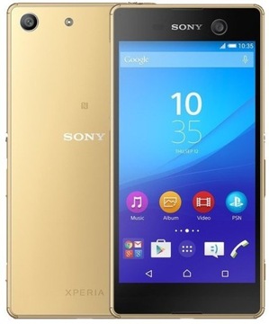 Милый злотый SONY XPERIA M5 E5603 3 / 16Gb LTE 5"