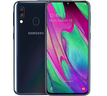 Смартфон Samsung Galaxy A40 4 ГБ / 64 ГБ 4G (LTE) черный