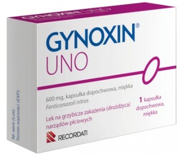 Gynoxin Uno вагинальные капсулы 0,6 г 1 штука