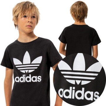 ADIDAS хлопковая молодежная спортивная футболка с коротким рукавом R. 152