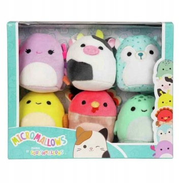 SQUISHMALLOWS MICROMALLOWS 6PACK ТАЛІСМАНИ 6CM