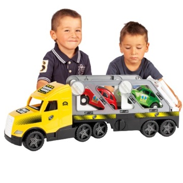 Wader 36230 Magic Truck эвакуатор ретро Cars сияет в