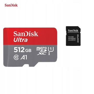 Карта памяти SanDisk Ultra MicroSDXC UHS-I 512 ГБ
