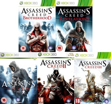 Анонс Assassin's Creed и, II, III, Brotherhood, Revelations Xbox 360
