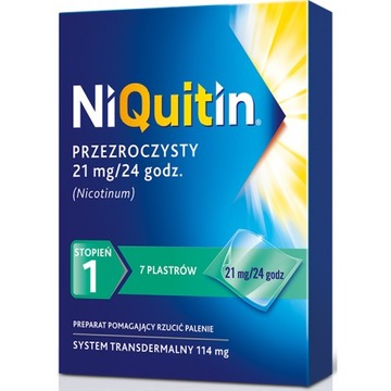 Никитин 21 мг / 24 ч, 7 прозрачных пластырей
