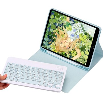 Чехол с клавиатурой для iPad 7/ 8/ 9 10.2 с ручкой
