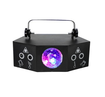 Лазерный диско-проектор Sphere Disco Strobe MusicMate LED 4EYS