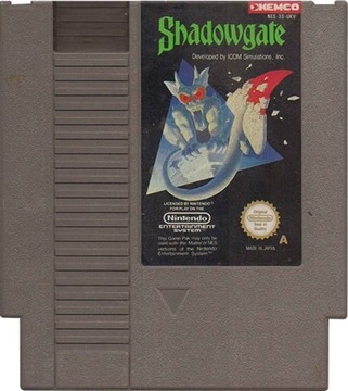 Shadow Gate-NINTENDO NES PAL a-Сем картридж