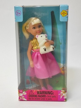 Кукла Sairy 14 см с плюшевым мишкой