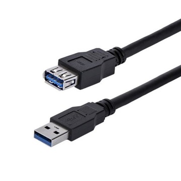 StarTech.com USB3SEXT1MBK USB кабель 1 м USB 3.2 Gen 1 (3.1 Gen 1) USB A время