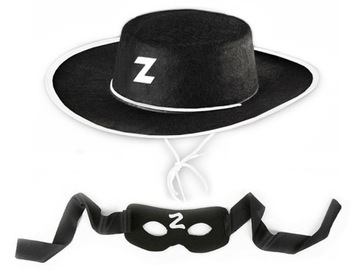 Набір для Zorro капелюх маска 2EL