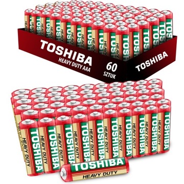 60x батареи TOSHIBA HEAVY DUTY R03 AAA палочки