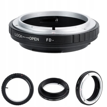 АДАПТЕР CANON FD-CANON EOSM EOS EF ЧЕРНЫЙ