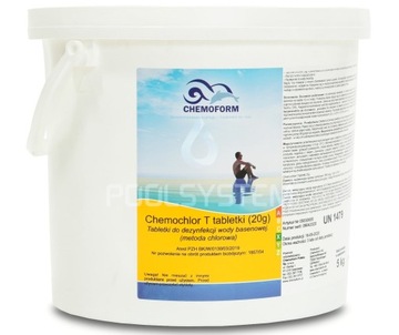 Chemoform Chemochlor t хлорные таблетки 20 г 5 кг
