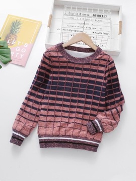 3F1A32 P16 SHEIN полосатый теплый свитер 150