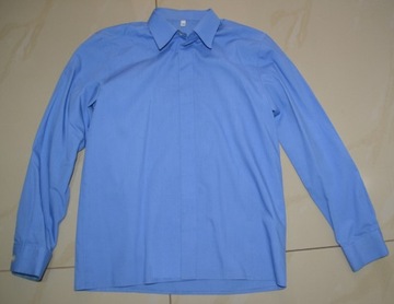 Рубашка, голубая, г. 146