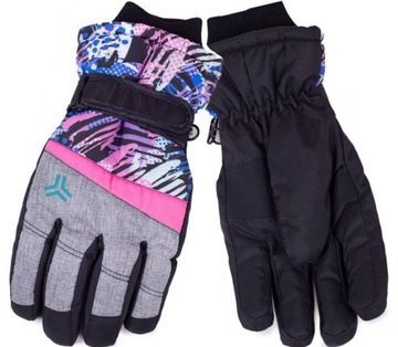 18 дитячі лижні рукавички зима лижі сніг п'ять пальців YOclub