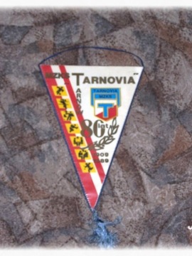 Клубный Вымпел Tarnovia Tarnów 80 лет треугольник