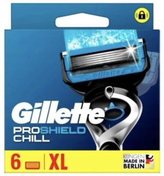 Картриджи для бритвы Gillette Proshield Chill 6 шт. Лезвия для бритья