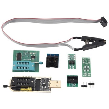 Програматор USB CH341A з адаптером і затискачем для EEPROM BIOS SPI