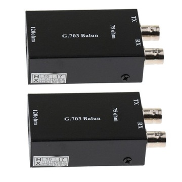 2 пакети Преміум BNC коаксіальний конвертер для Ethernet RJ45