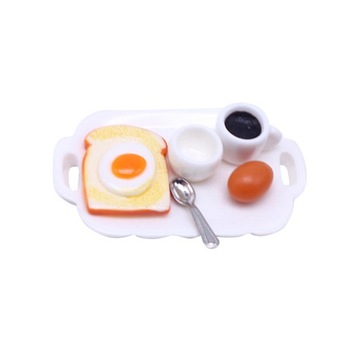1/12 кукольный домик миниатюрный набор для завтрака miniatura