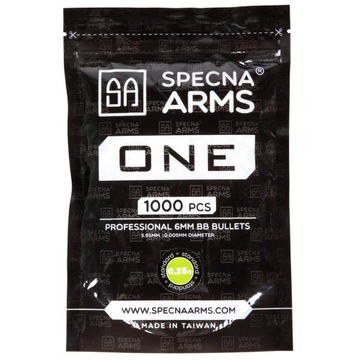 Шарики ASG Specna Arms ONE 0,25 г 1000 шт. - Белый