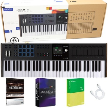 ARTURIA KeyLab 61 MK3 Black чорна клавіатура управління + ANALOG LAB PRO