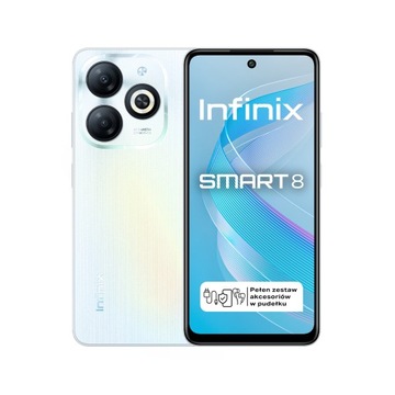 Смартфон INFINIX Smart 8 3 / 64Gb Galaxy White