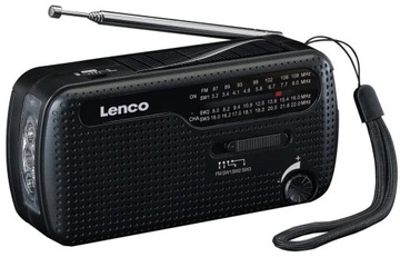 LENCO MCR-112BK FM USB солнечный радио SOS фонарик FM SW1 SW2 SW3 аккумуляторная батарея