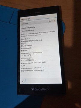 Blackberry z3 с 3 b B BB ОК gwara WiFi Hotspot НДС