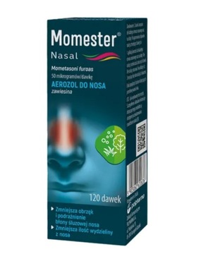 Momester назальный спрей 120 доз насморк аллергия