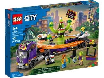 LEGO 60313 City-вантажівка з космічною каруселлю