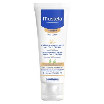 MUSTELA BEBE ПИТАТЕЛЬНЫЙ КРЕМ С ХОЛОДНЫМ КРЕМОМ ДЛЯ ЛИЦА 40 МЛ