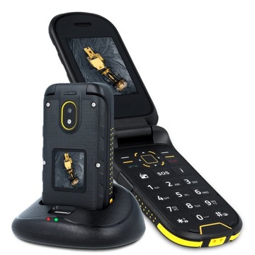 HAMMER Dig бронированный флип-телефон с двумя SIM-картами 2G