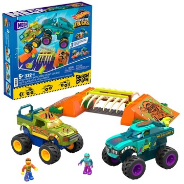 Hot Wheels Строительные Блоки Mega Bloks Monster Trucks Mega-Wrex + Полоса Препятствий