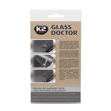 Комплект для ремонта стекол и фар K2 Glass Doctor