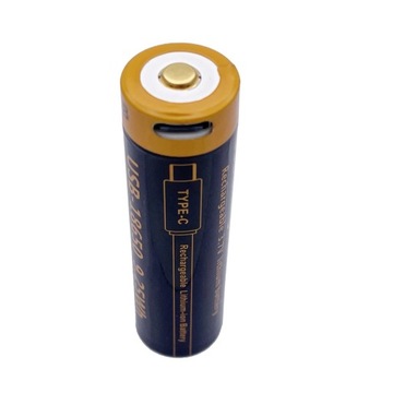 Аккумуляторная батарея Li-Poly 2500mAh 3.7 V 18650 USB-C